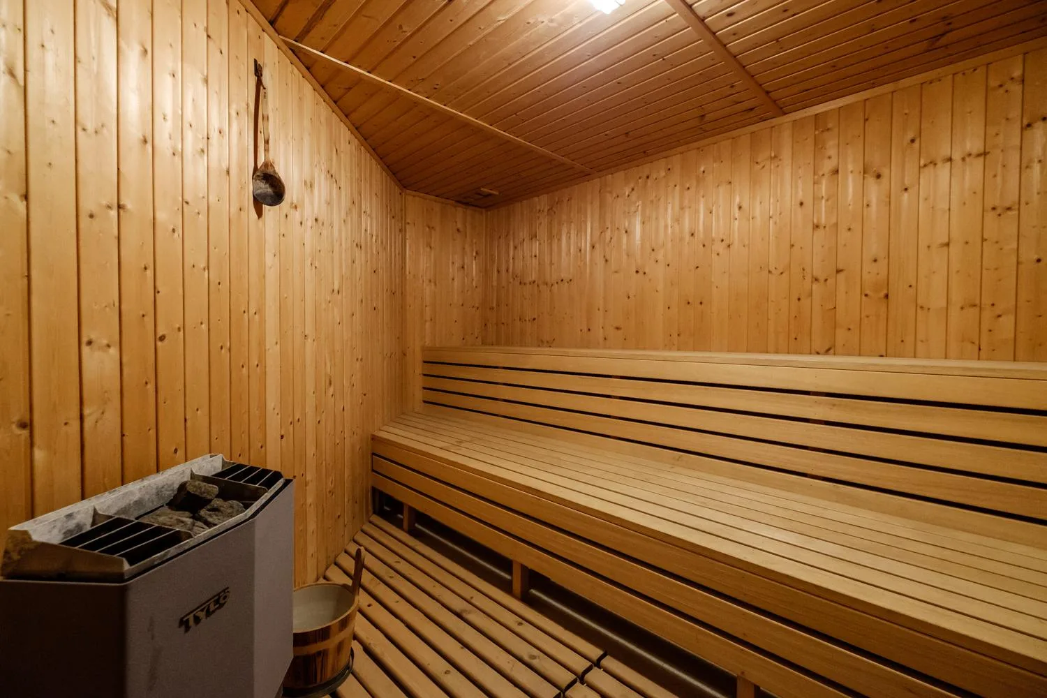 Wooden sauna